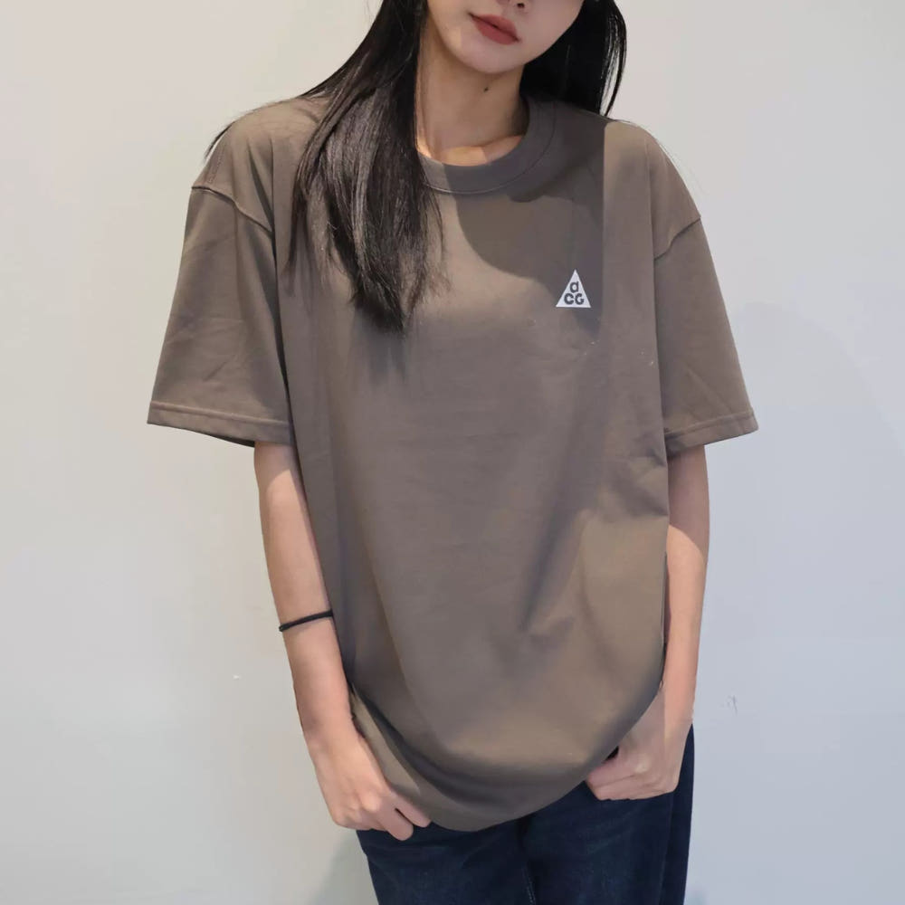 나이키 ACG LBR 로고 반팔 티셔츠 브라운 DC5357-004 - 상세 이미지 3