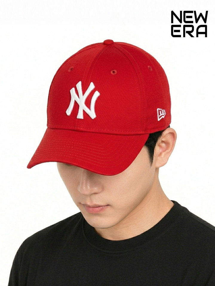 뉴에라 MLB 모자 리그 에센셜 뉴욕 양키스 볼캡 레드 10531938 - 상세 이미지 4