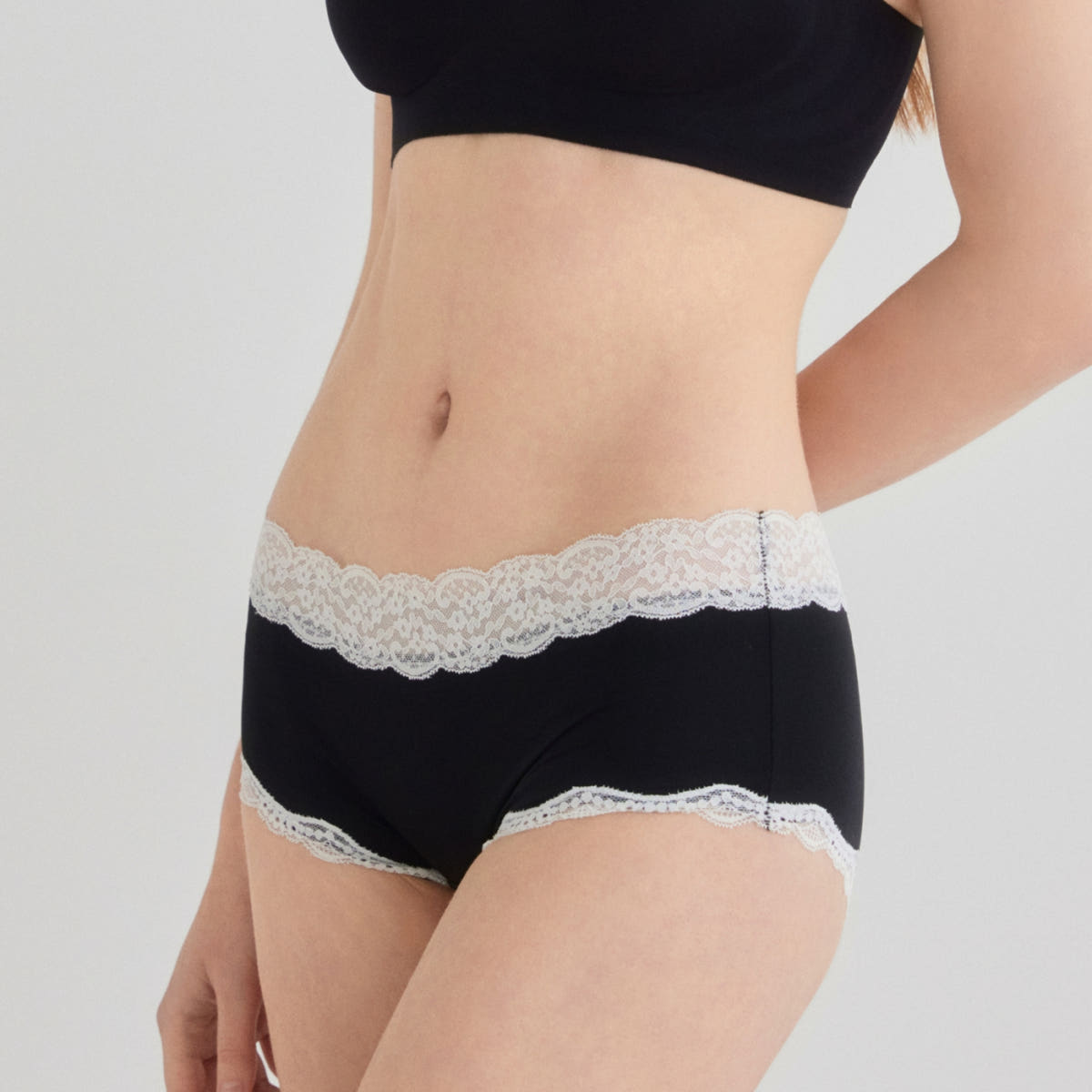 투톤 레이스 박서 브리프 여성 팬티 가격 비교 EBLIN 공식몰 투톤 레이스 박서 브리프 여성 팬티