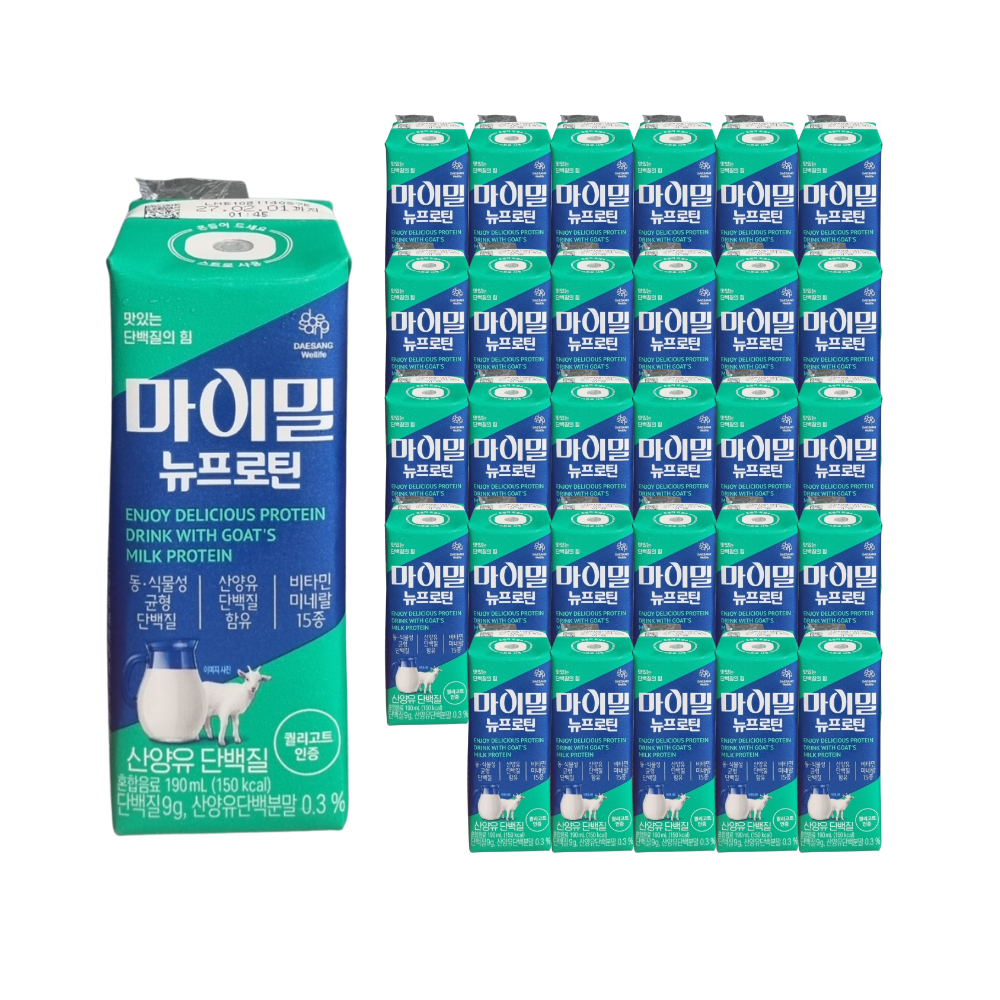 마이밀 뉴프로틴 산양유 단백질음료 190ml x30개 - 상품 이미지