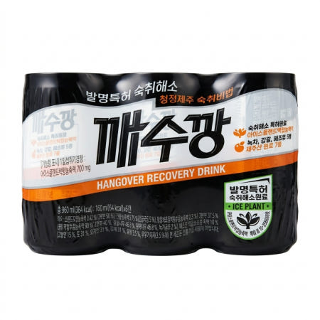 롯데 숙취해소 깨수깡 160mlx30캔