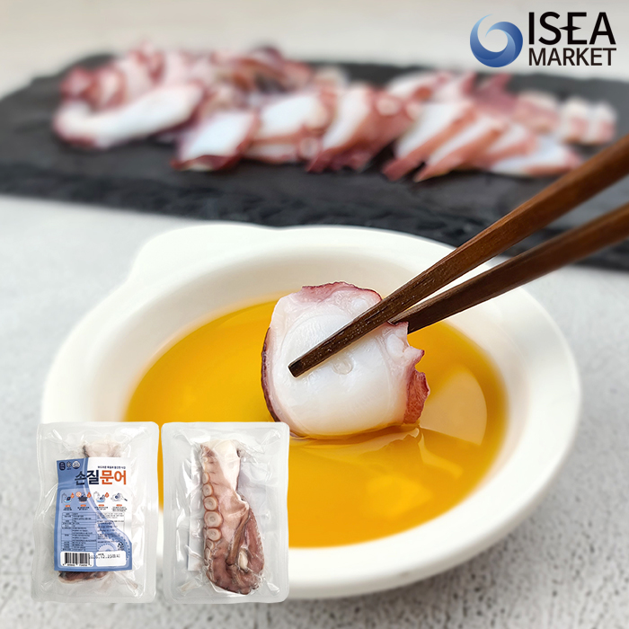 국산 문어다리 150g 부드러운 손질문어 머리포함(자숙/비자숙) - 상품 이미지