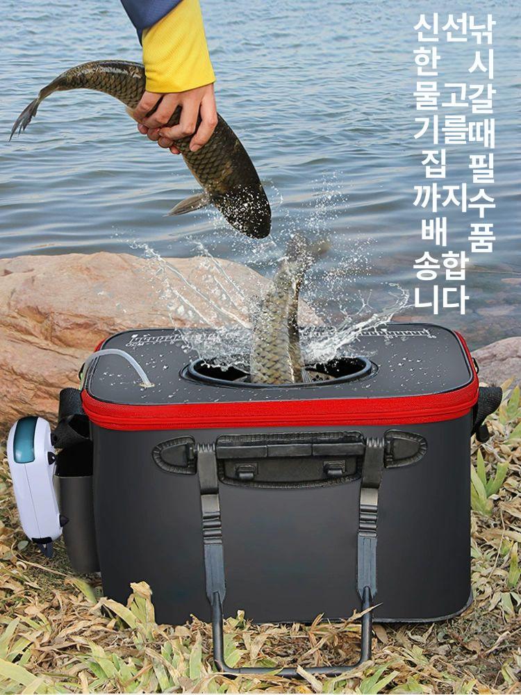 휴대용 에어펌프 어항산소 나노디스크 장시간 배터리 충전식 수중산소기 - 상세 이미지 3