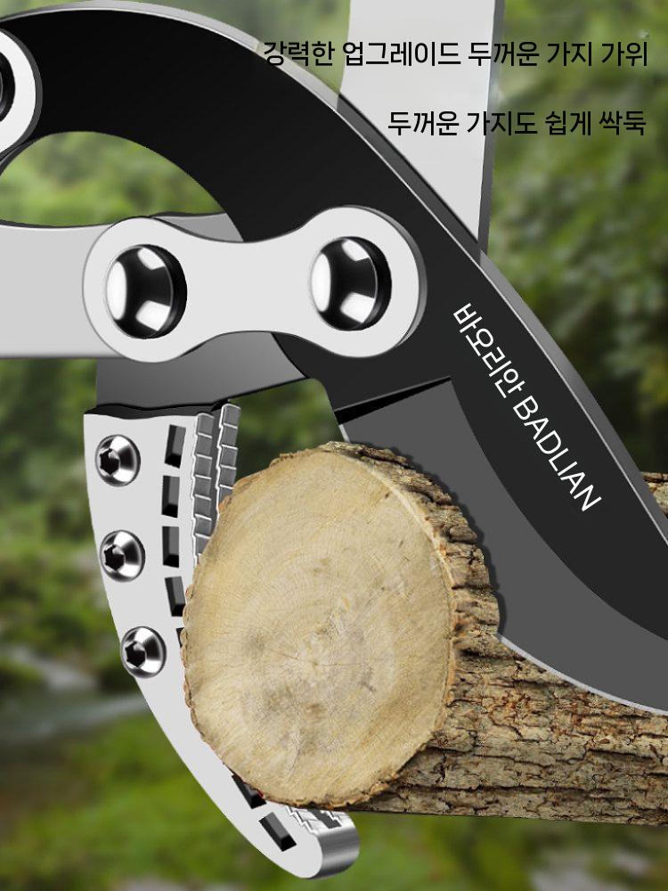 대형 전정 가위 전지 가지치기 나무 원예 가위+칼날1 - 상세 이미지 2
