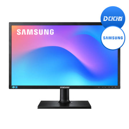 [중고][중고] 삼성 22인치 LED 피벗 세로 사무용 가정용 CCTV 듀얼 모니터 S22C450 DVI D-SUB(RGB)