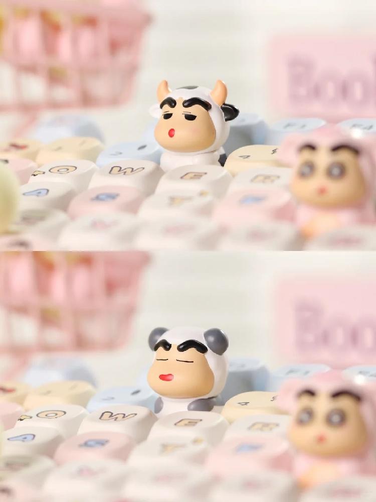 짱구키캡키링 동물 애니멀 시리즈 3D 피규어 2구 키보드 키캡 랜덤 이미지 7