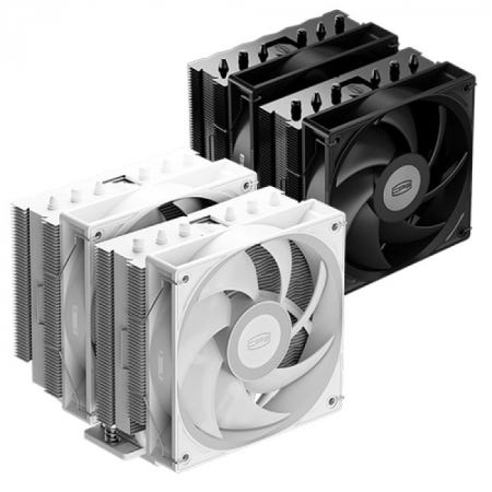 PCCOOLER CPS RT620 PRO 카본스틸 CPU쿨러 (화이트)
