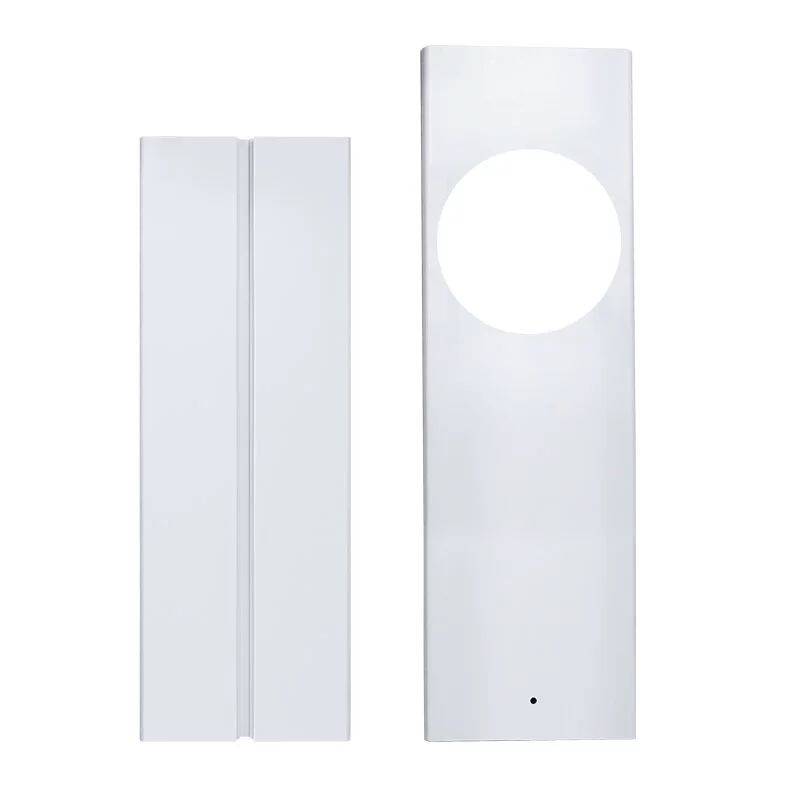 이동식에어컨 창문키트 배기호스 커넥터 높이 65-95cm 이중홀 세트 15cm - 상품 이미지