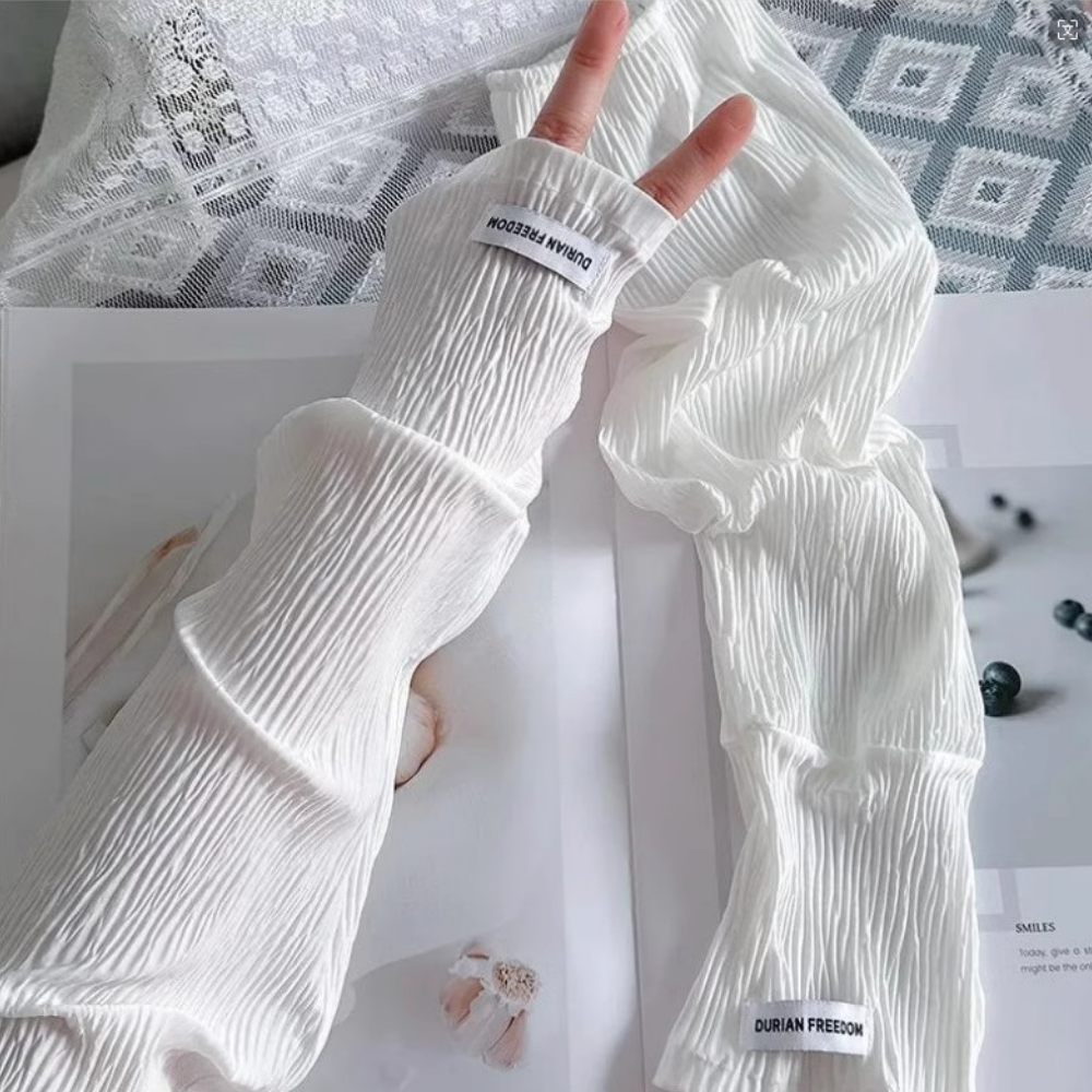 1+1 헐렁한팔토시 루즈핏 여름 골프 런닝 운전 예쁜 팔토시 가리개 암슬리브 상품 이미지