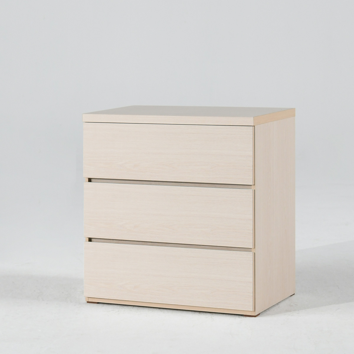 두리앳가구 노엘 속깊은 서랍장 800mm, 3단, 샌드베이지 - 상품 이미지