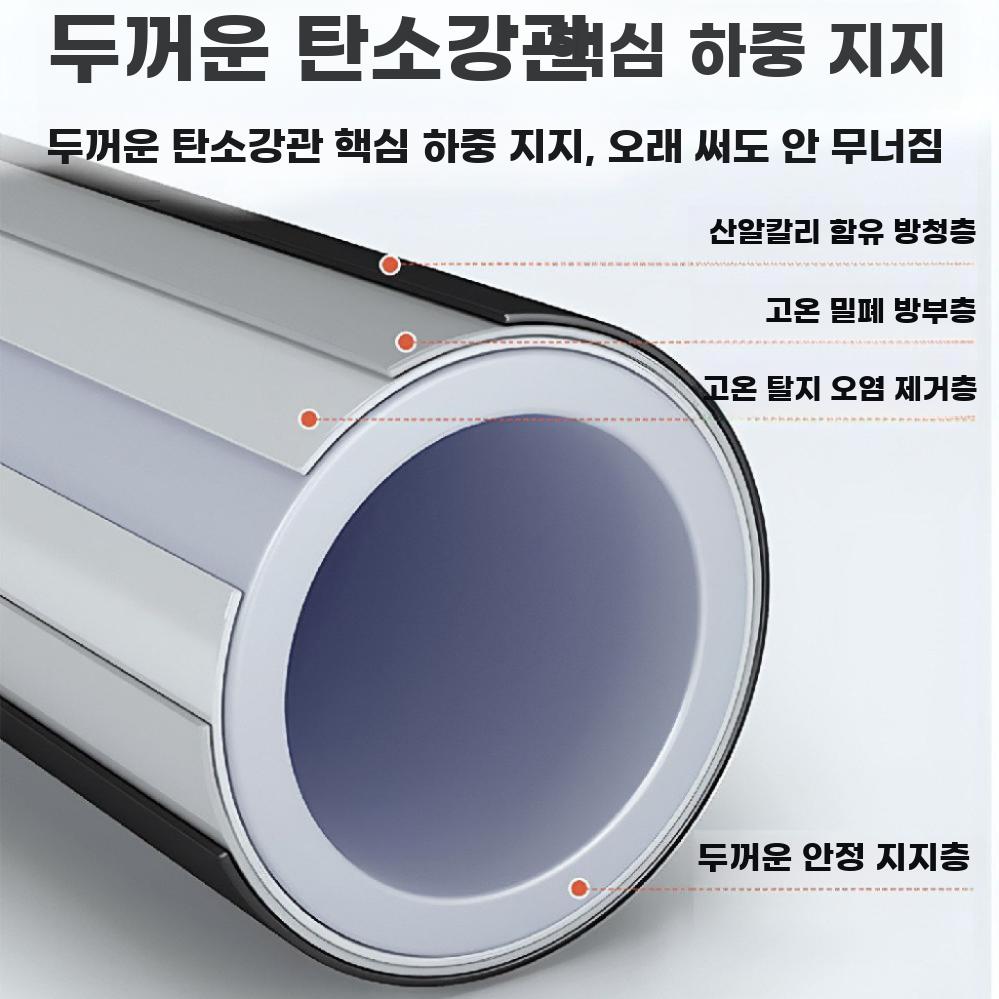 철제 침대 스테인리스 프레임 싱글 더블 받침대 블랙 1000mmx1900mm - 상세 이미지 3