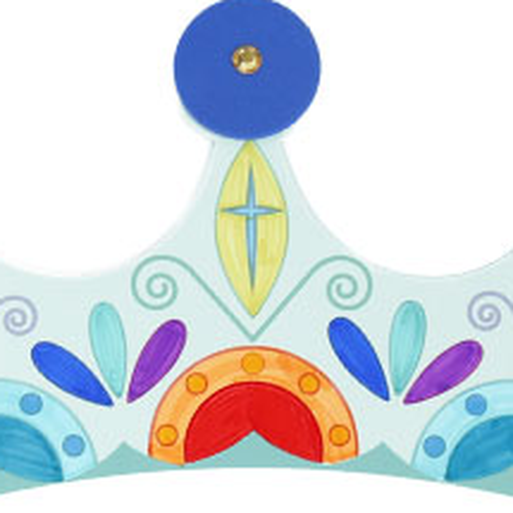 수성사인펜미술활동 비즈스티커생일파티왕관만들기 EVA스티커어린이집종이왕관 - 상세 이미지 3