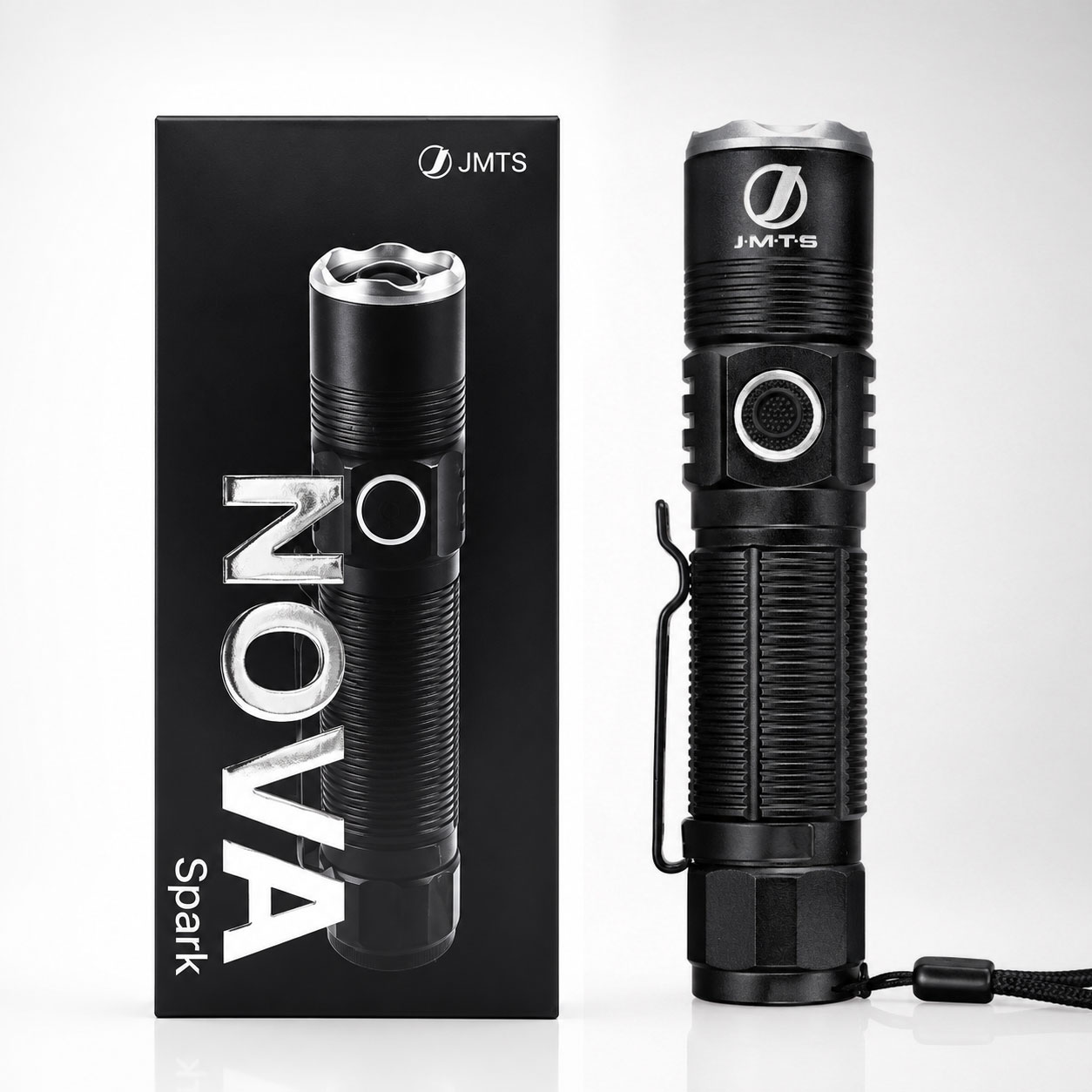 JMTS 고성능 LED 손전등 휴대용 후레쉬 자석부착 써치라이트 NOVA 스파크 풀패키지 - 상세 이미지 2
