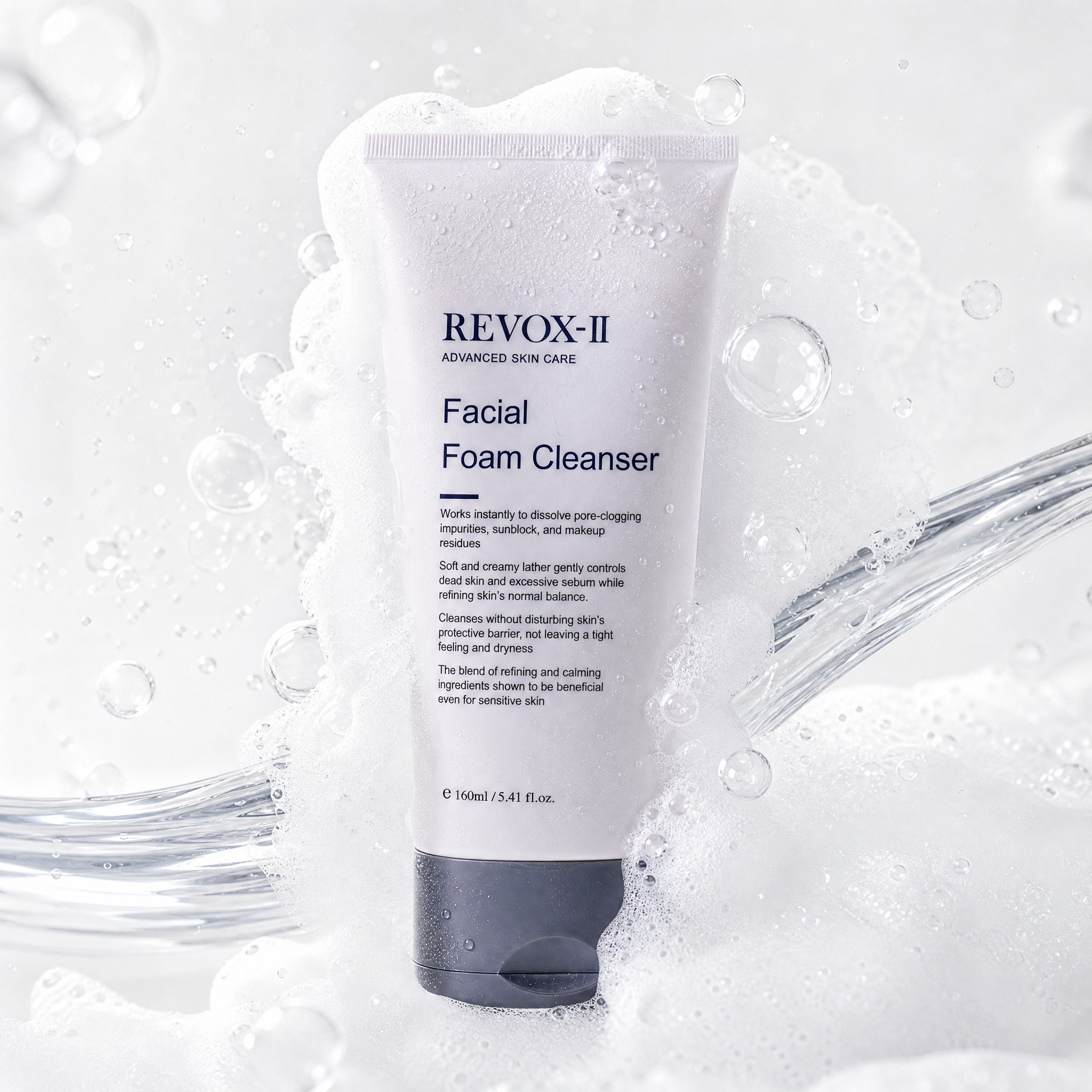 포셀 리복스투 모공 노폐물 블랙헤드 저자극 세안 바디워시 폼 클렌저 160ml - 상세 이미지 3