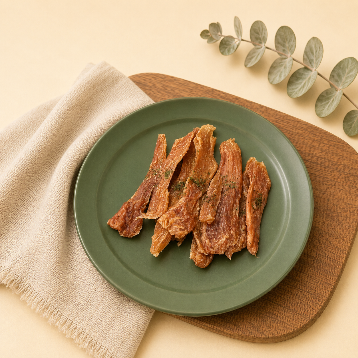 강아지 수제 간식 닭가슴살 저키 애견간식 반려견 훈련용 체중관리, 60g, 3개 - 상품 이미지