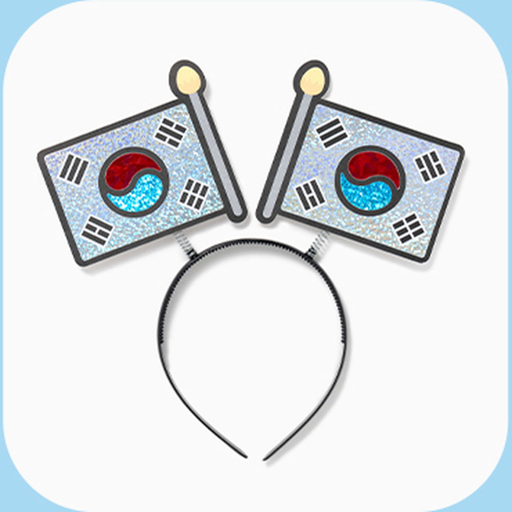 홀로그램포일 대한민국만세 태극기 포일아트머리띠만들기 삼일절미술프로그램 - 상세 이미지 3