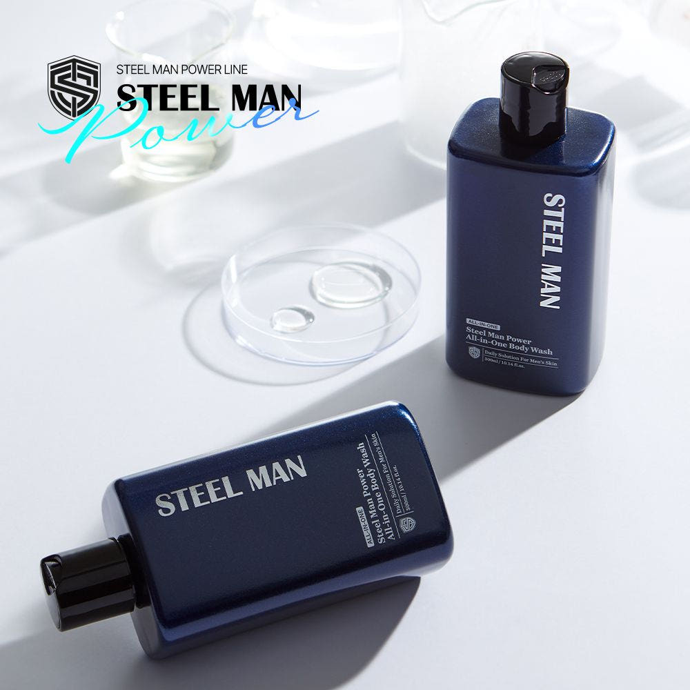 스틸맨 올인원 바디워시 등드름 향좋은 바디클렌저 300ml 2개 이미지 6
