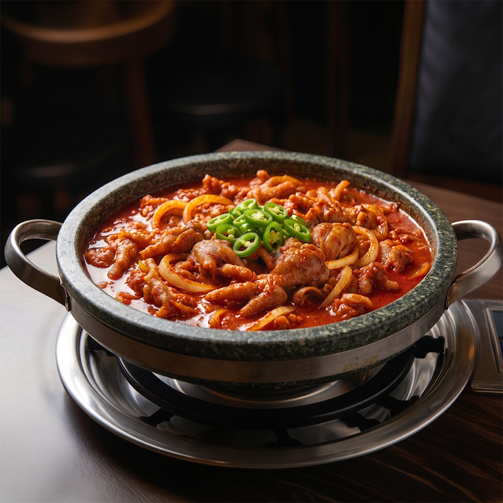 삼형제고기 무뼈 국물닭발 300g 뼈없는 매콤 불닭발 캠핑요리 야식 술안주 간편조리 - 상세 이미지 4