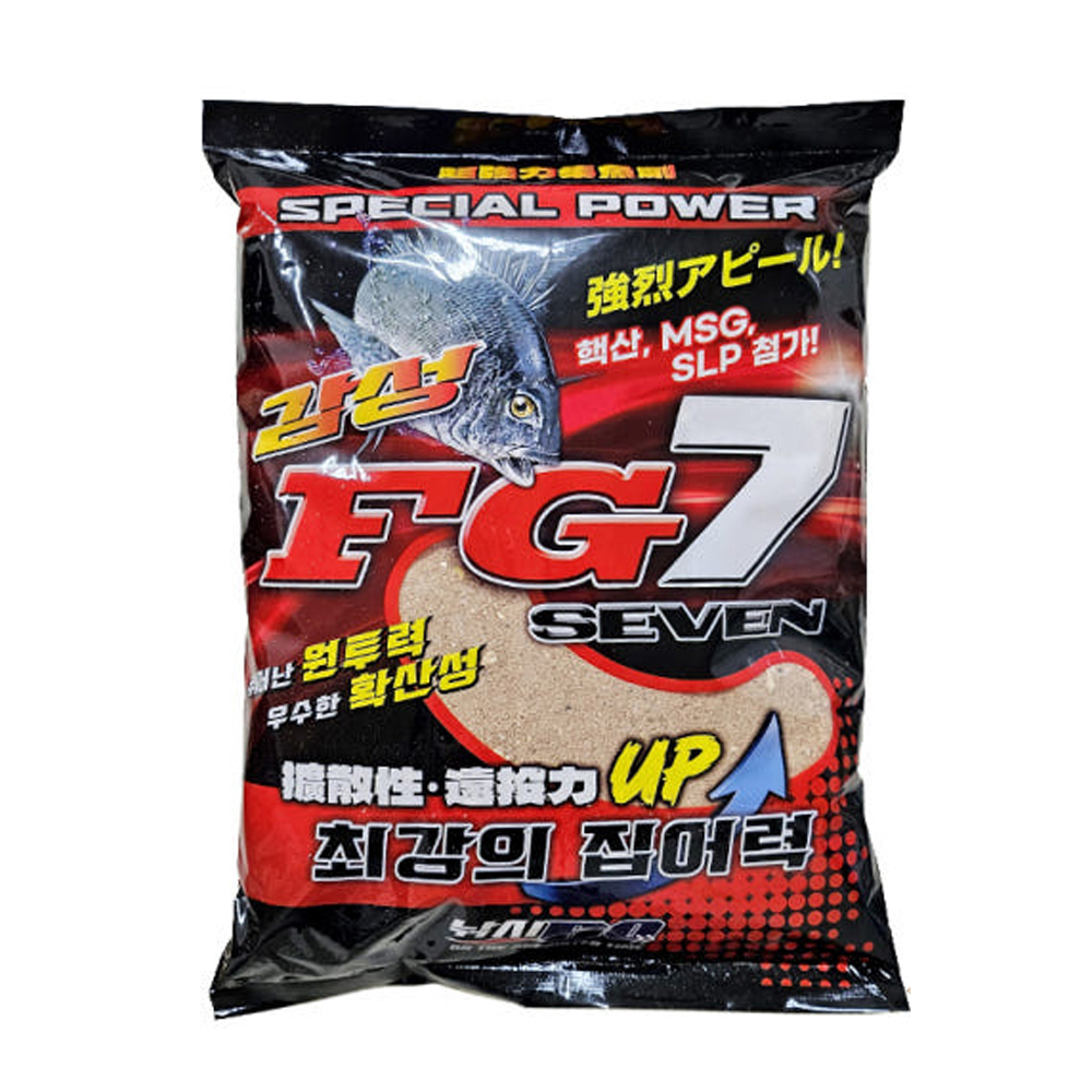 낚시고 최강의 집어력 감성 FG7 감성돔 파우더 집어제 2.4kg 1박스 10개입 밑밥 - 상품 이미지