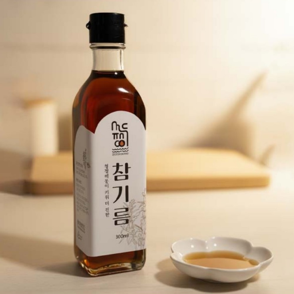 국산 참기름 저온압착 방앗간 국내산 돌잔치 답례품 300ml 이미지 7