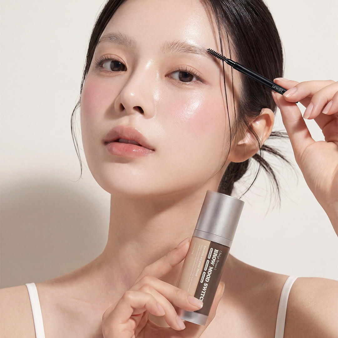 유니딧 브로우 무드 스위치 셀프 염색 올인원 염색제 베이지 브라운 30회분, 1개 상품 이미지