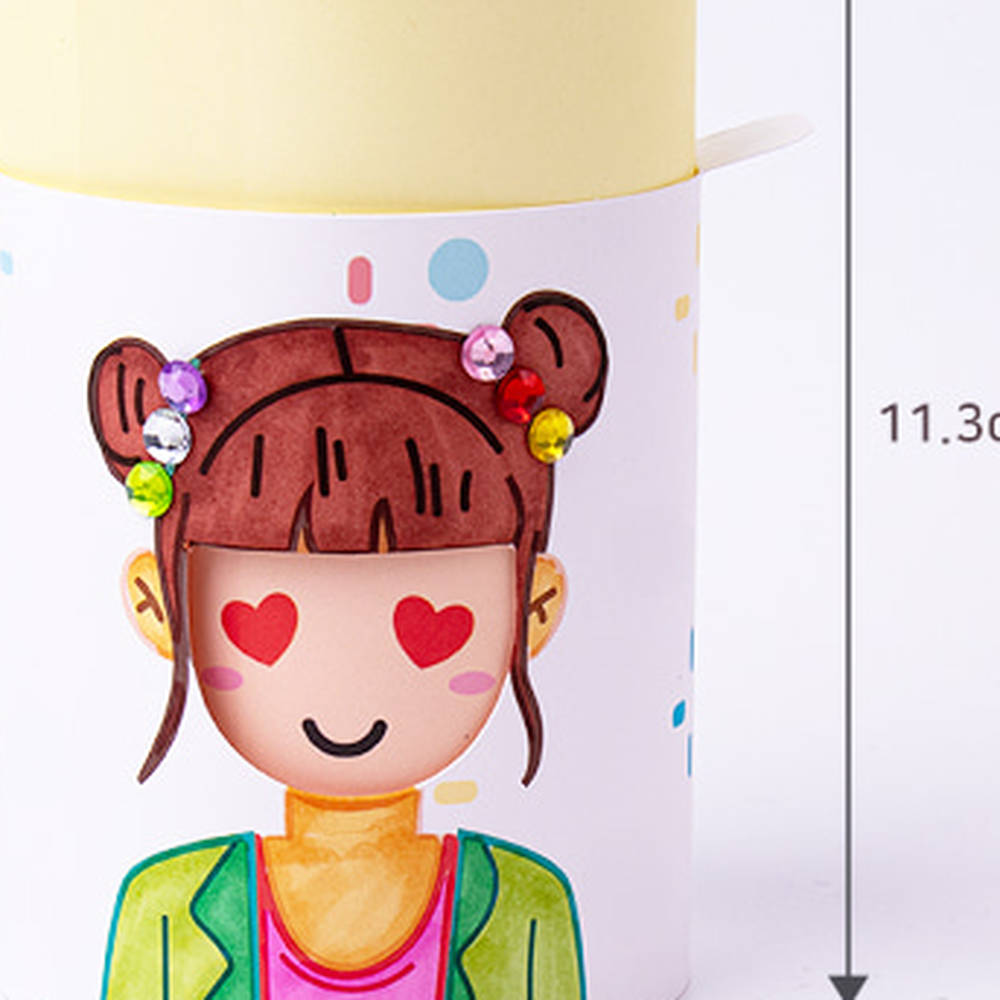 컬러링미술감정놀이 가위없이만들기얼굴표정만들기 방과후미술초등저학년표정놀이 이미지 6