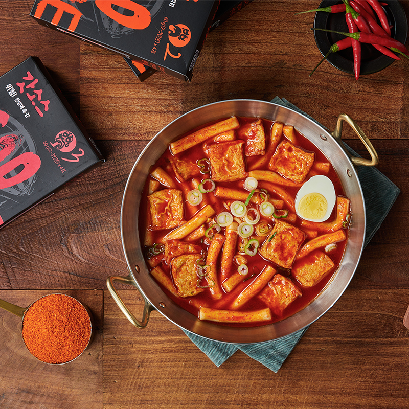 [갓소스] 파우치 60g X 1ea 순한맛,매운맛,아주매운맛  떡볶이소스 불닭소스 만능 양념분말 - 상세 이미지 4