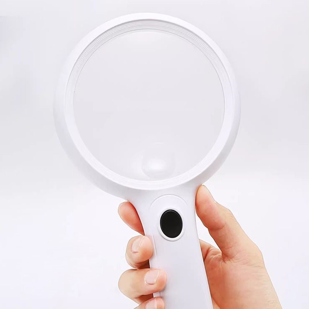 LED 돋보기 고배율 어르신 확대경 초경량 가벼운 노안 독서용 - 상세 이미지 2