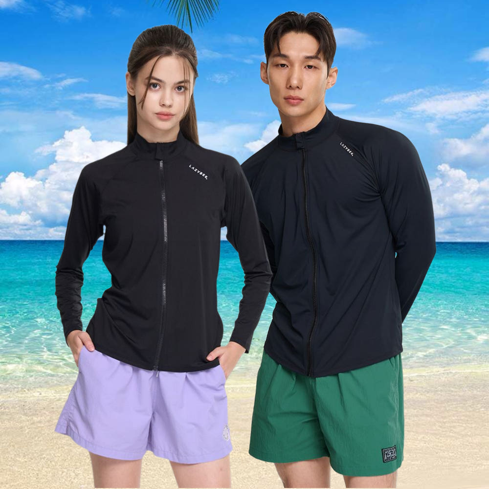 여성 남자 루즈핏 집업 래쉬가드 세트 반바지 수영복 빅사이즈 가격 비교 레이지비 LAZYBEE 여성 남자 루즈핏 집업 래쉬가드 세트 반바지 수영복 빅사이즈