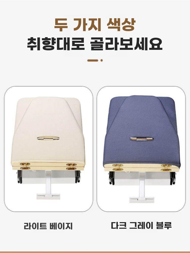 접이식 회전 다리미판 스탠드 빌트인 슬라이딩 가정용 그레이 - 상세 이미지 5