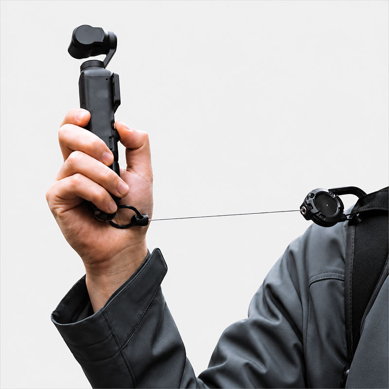DJI 오즈모포켓4 액션캠 스마트폰 스트랩 카라비너 분실방지 후크 여행용 - 상품 이미지