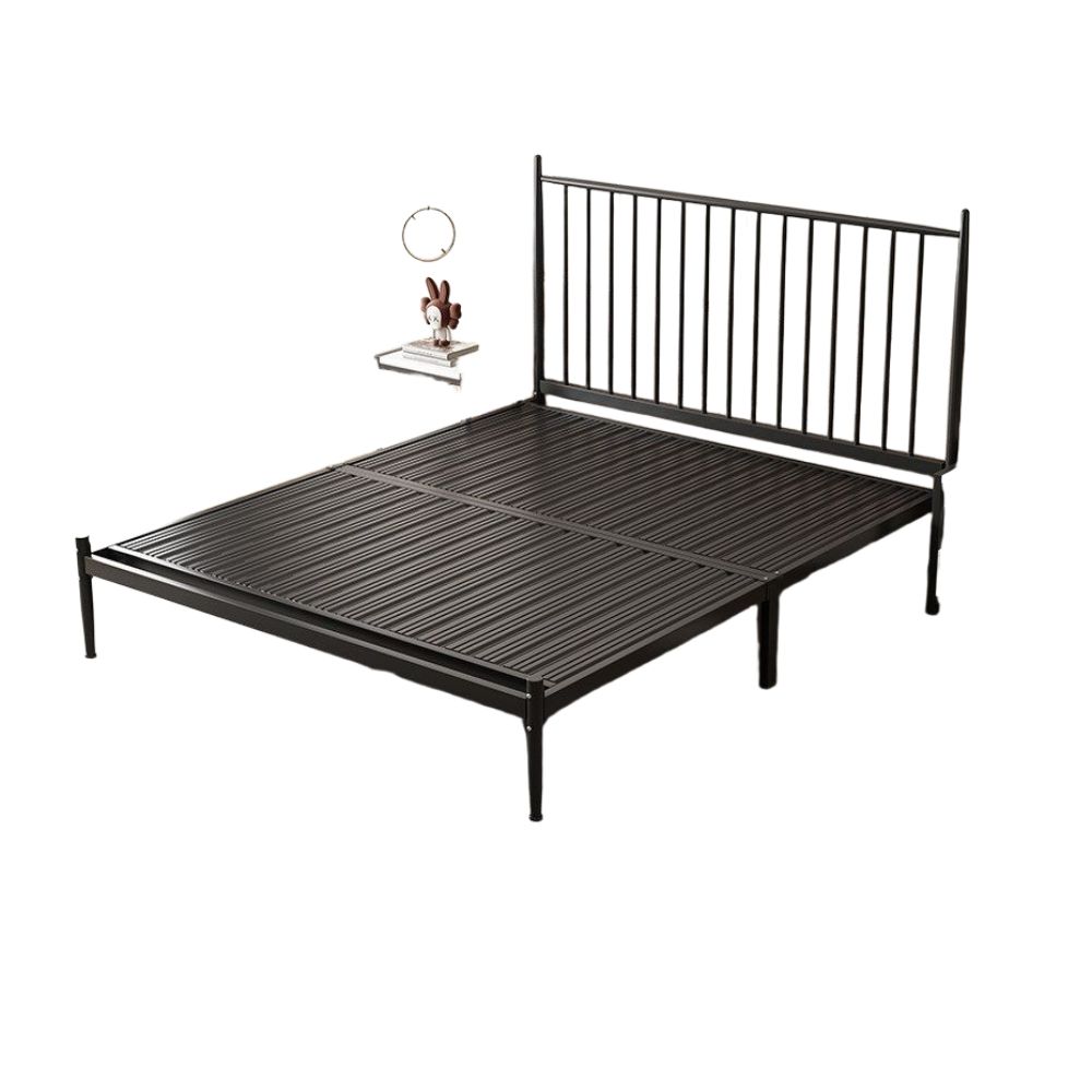 철제 침대 스테인리스 프레임 싱글 더블 받침대 블랙 1000mmx1900mm - 상품 이미지
