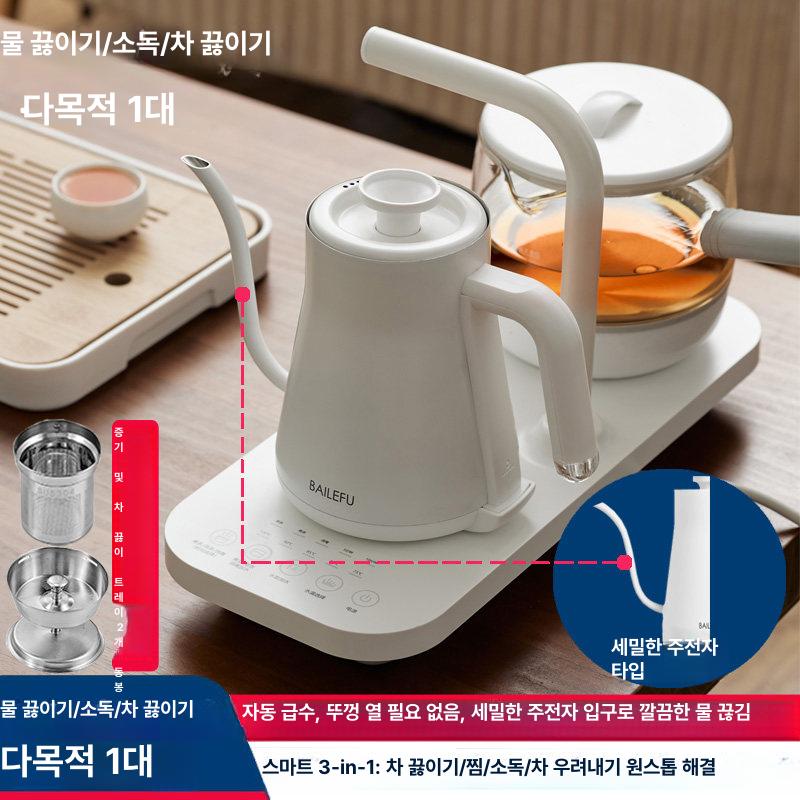 전기 드립포트 자동급수 구스넥 커피포트 자동 급수기+주전자 소독 - 상세 이미지 2