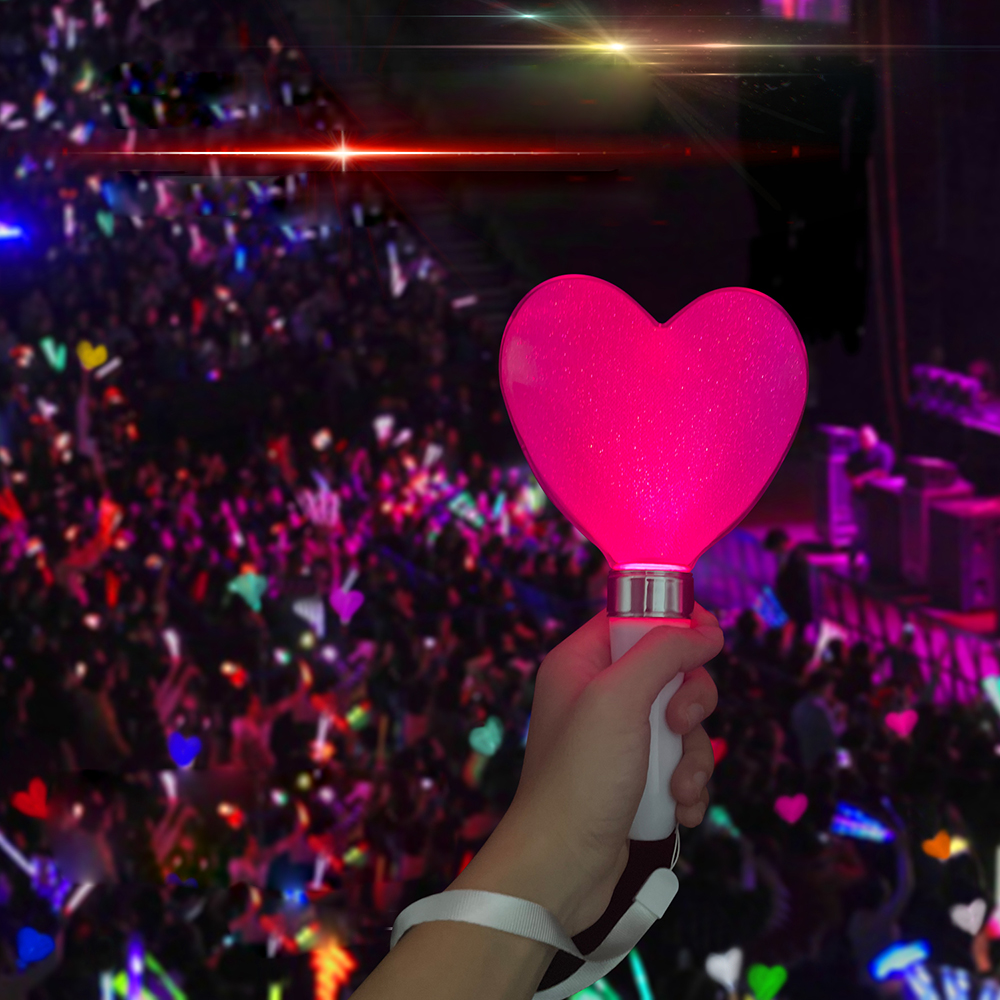 LED 하트 응원봉 야광봉 콘서트 파티용품 - 상품 이미지