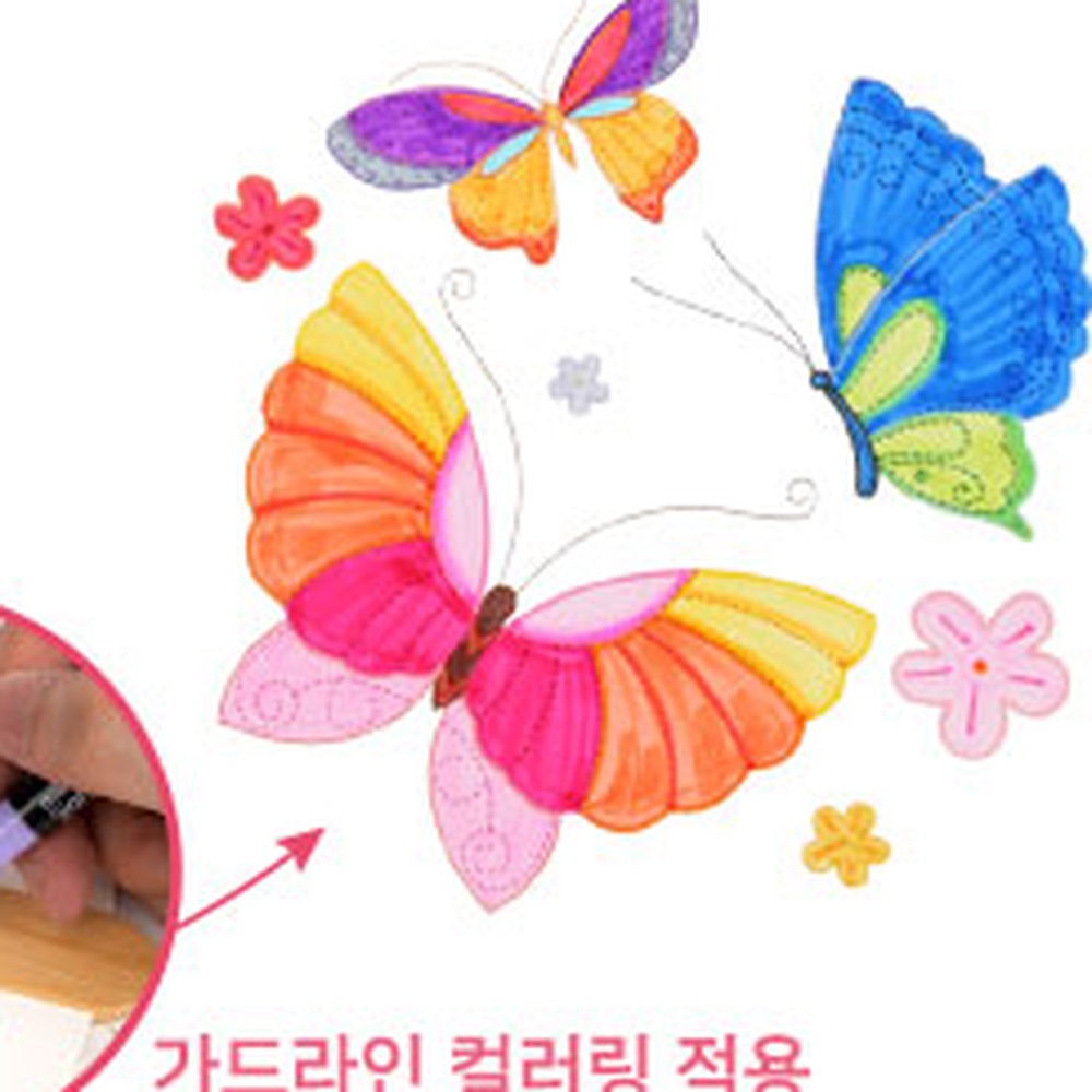 우주선키트 창의체험활동과학미술우주선만들기 가드라인컬러링초등미술우주선미술 220g백상지 이미지 6