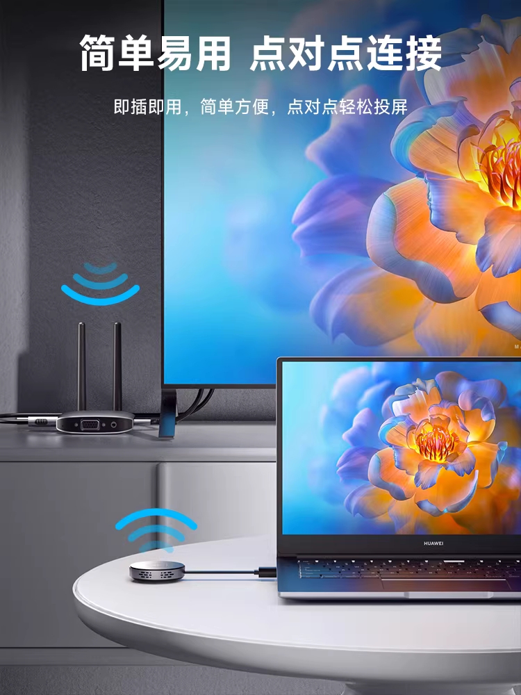 무선 HDMI 송수신기 미러링 노트북 용품 수신기 송신기 세트 G6W - 상세 이미지 3