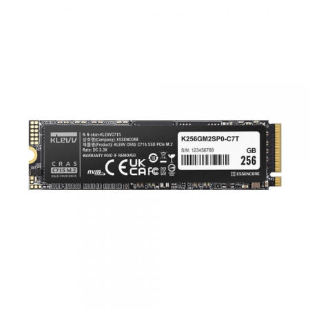 ESSENCORE KLEVV CRAS C715 M.2 NVMe (256GB)