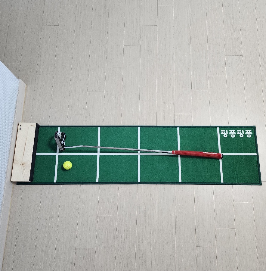 핑퐁핑퐁 퍼팅매트 퍼팅연습기 - 상품 이미지