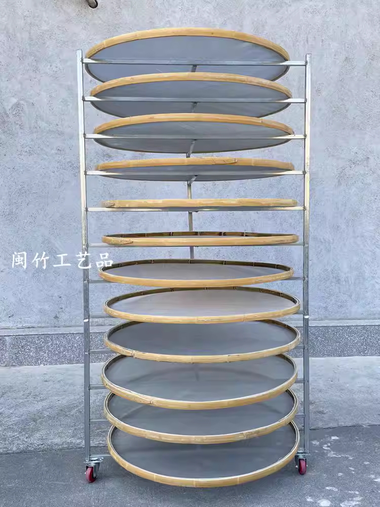 녹차 찻잎 건조대 간이 말림판 용품 허브 채반 약재 선반 10층 - 상세 이미지 4