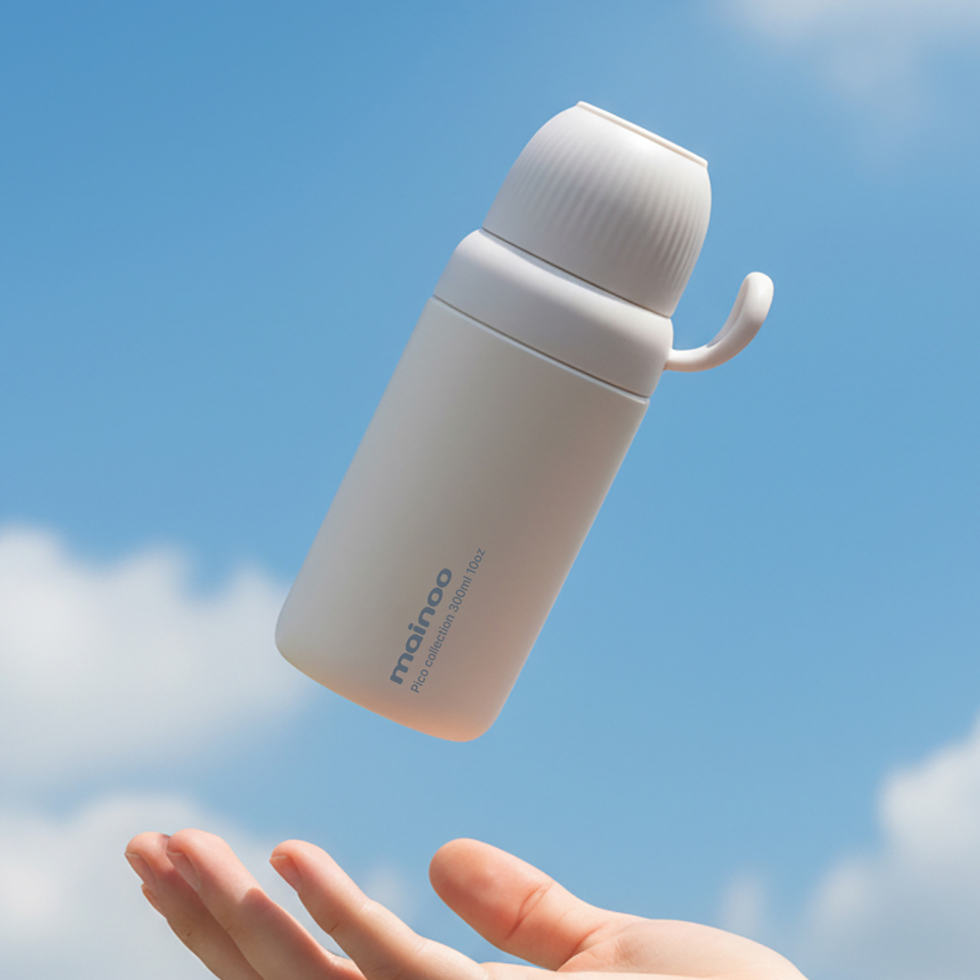 마이누 피코 16시간 보온 듀얼음용 가벼운 미니 텀블러 200ml, 라임크림 - 상세 이미지 2