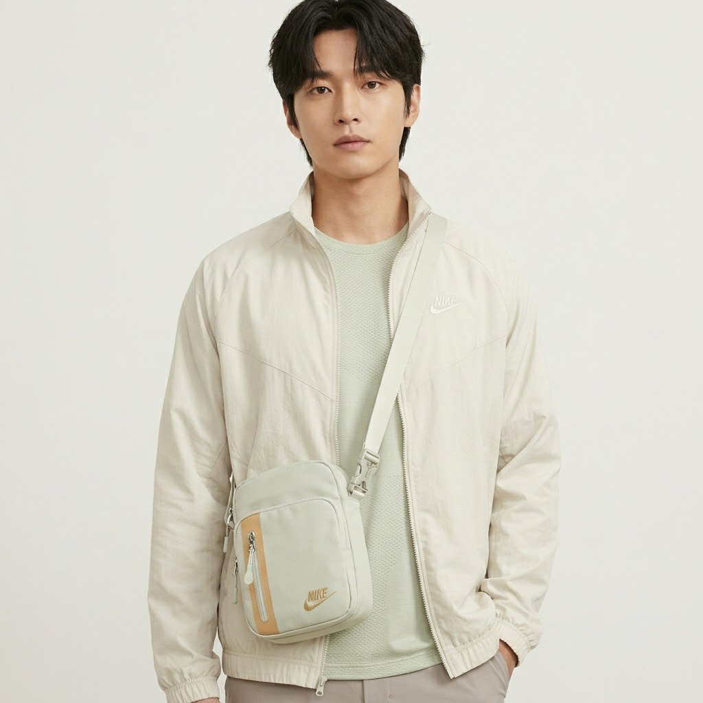 [국내매장판] 나이키 크로스백 메신저백 데일리 스포츠 여행용 휴대폰 미니 가방 민트(엘리멘탈) - 상세 이미지 2