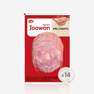 하림 주원산오리 싸먹는 오리 훈제 슬라이스 저당 훈제오리 햄 80g, 1... 맛있게 먹은 솔직 후기 - 상품 이미지 2