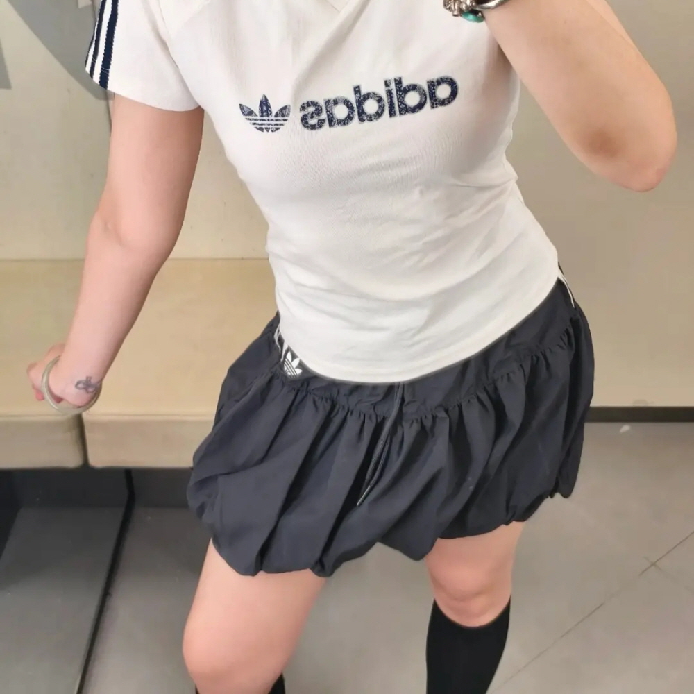 아디다스 오리지널 버블 미니 스커트 블랙 KU4773 - 상세 이미지 5