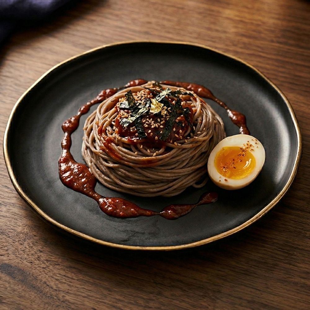 진심먹거리 생메밀면 메밀소바 막국수 밀키트 6인분 1kg 메밀국수 세트 - 상세 이미지 2