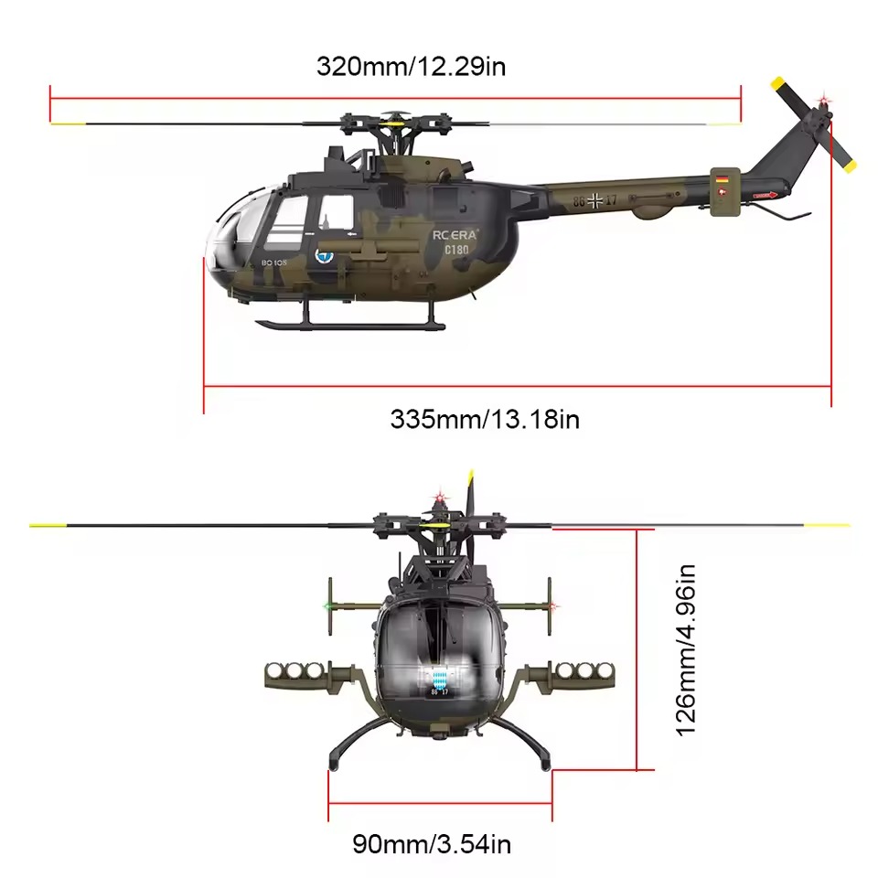 RC ERA 1:25 C180 RC 헬리콥터 - 상세 이미지 5