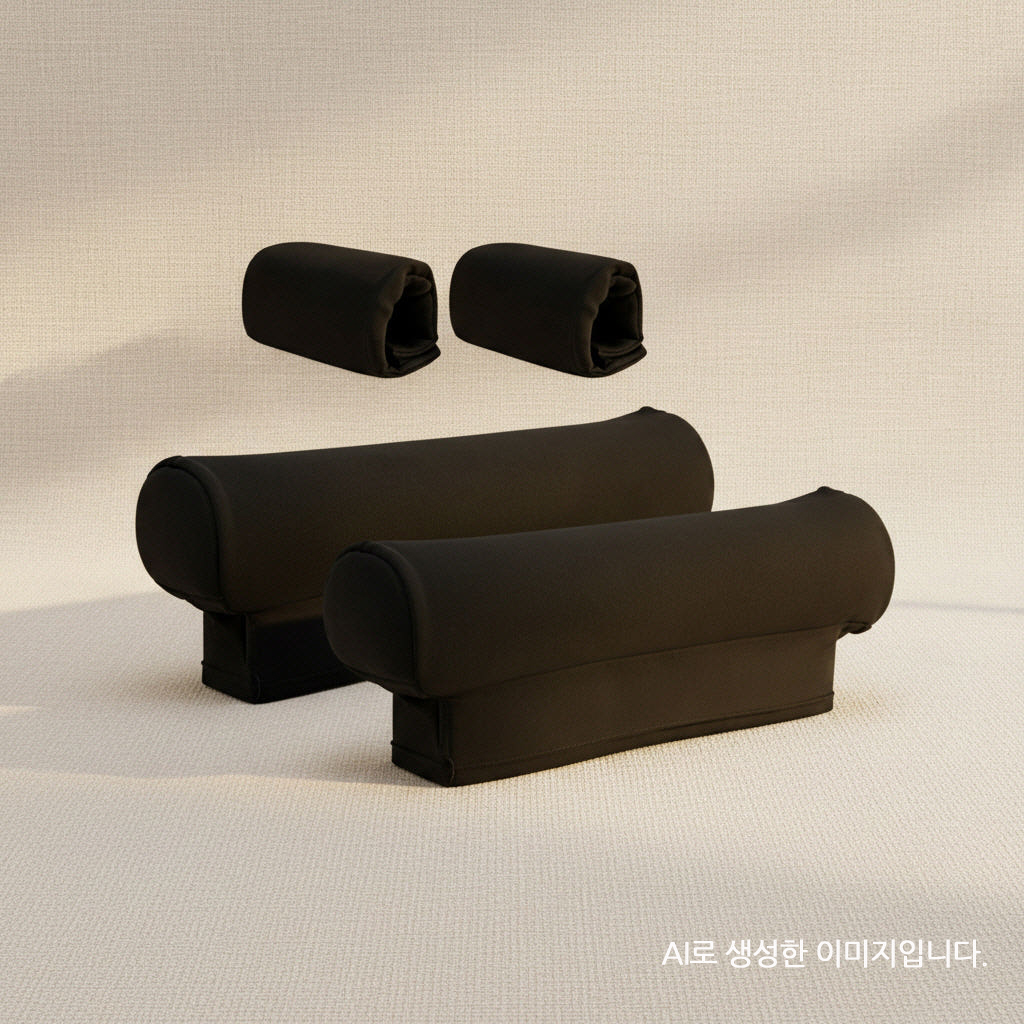 퓨어미즈키 목발 쿠션 패드 세트 양쪽 겨드랑이 손잡이 커버 상품 이미지