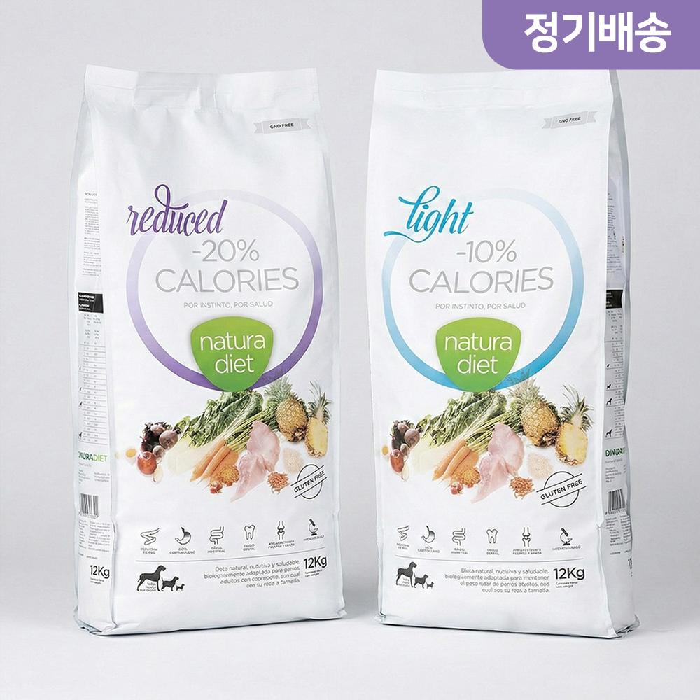 나투라다이어트 12kg 소포장 강아지 다이어트사료 저지방 저칼로리 라이트 - 메인 이미지
