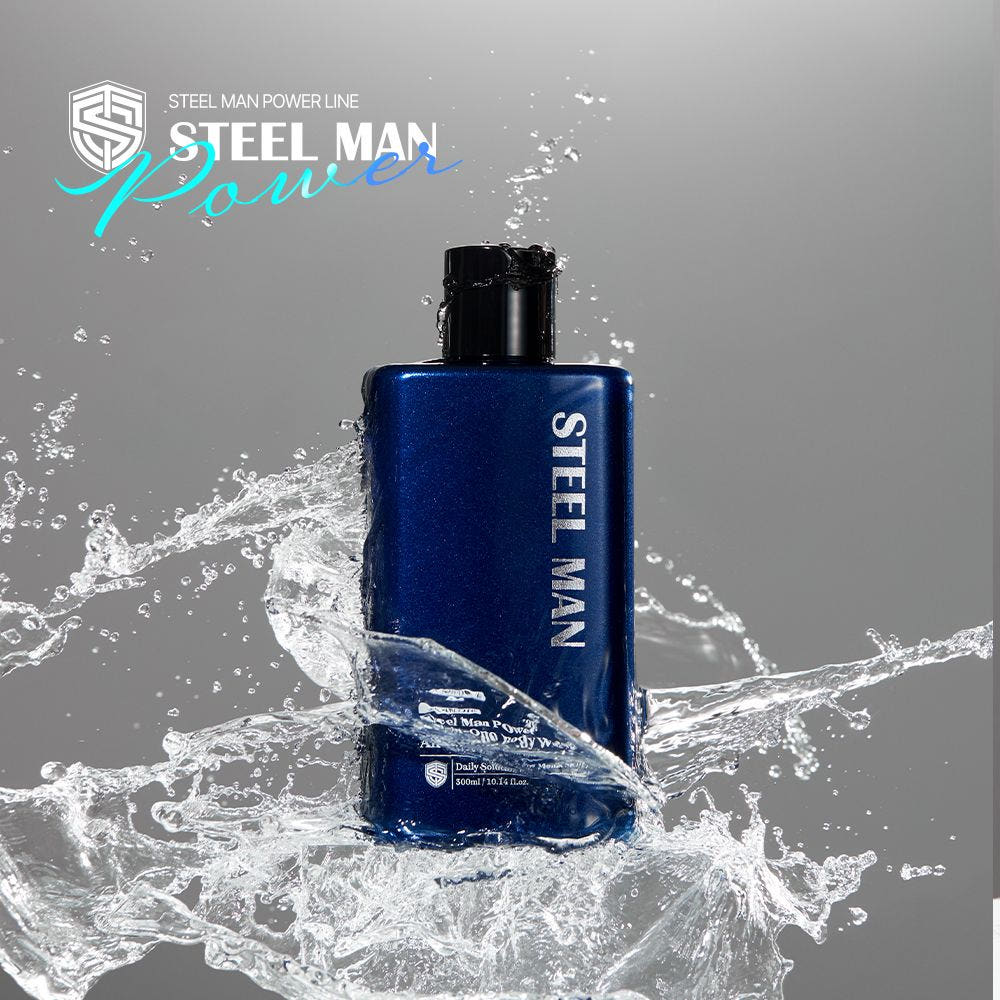 스틸맨 올인원 바디워시 등드름 향좋은 바디클렌저 300ml + 올인원 로션 150ml - 상세 이미지 4