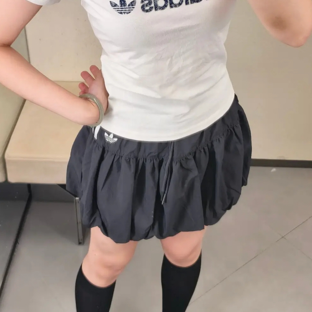 아디다스 오리지널 버블 미니 스커트 블랙 KU4773 - 상세 이미지 4