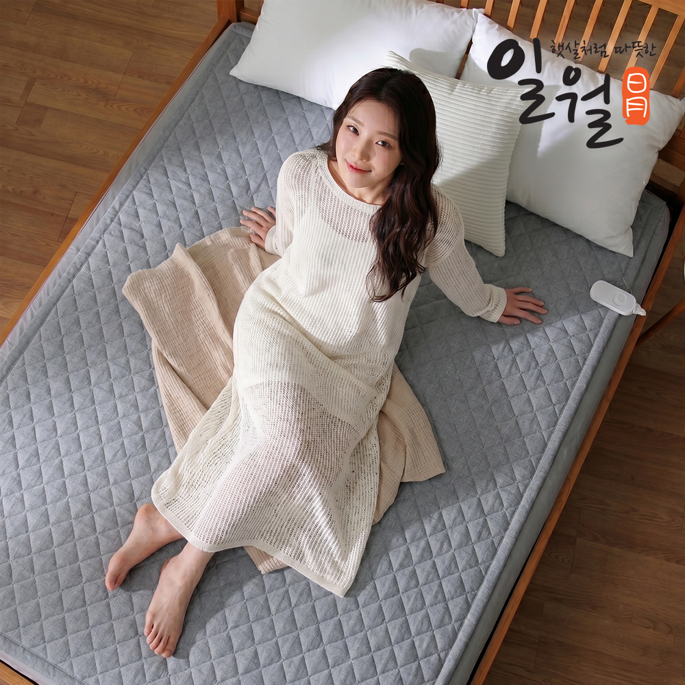 2025년형 일월 전기매트 텐셀그레이 워셔블 탄소 카본매트 전기요 싱글 - 상세 이미지 4
